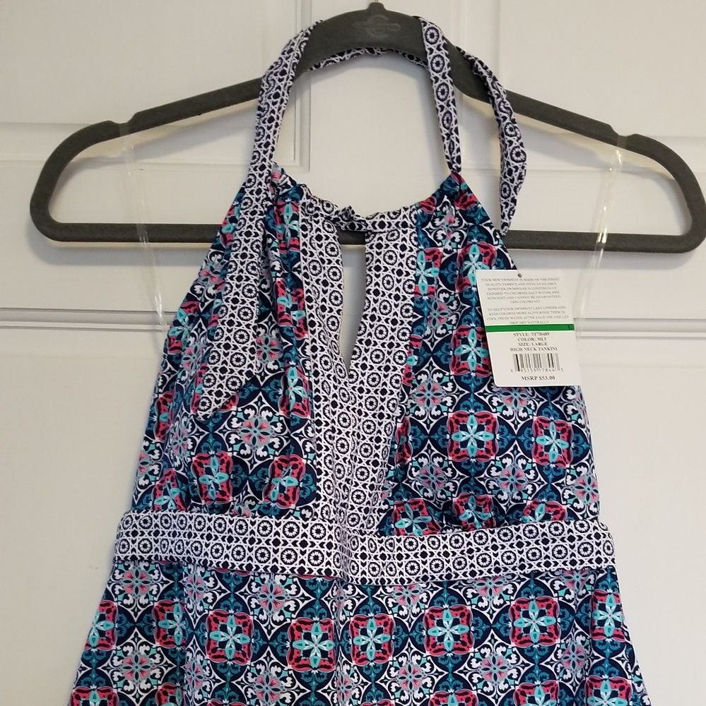 24th & Ocean by VM tankini top NWT (Lg)